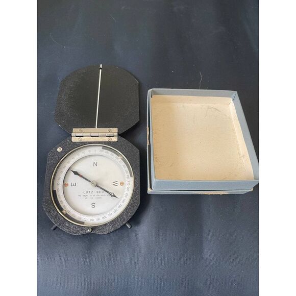 Vintage Lutz Geo Compass‎ Japan Nice - Picture 1 of 6